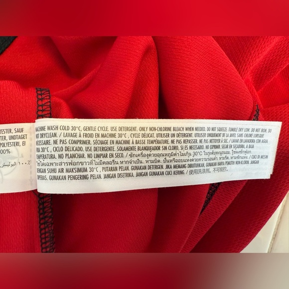 Marvel Disney Our Universe Red and Black Baseball Jersey Size XS - Picture 8 of 12